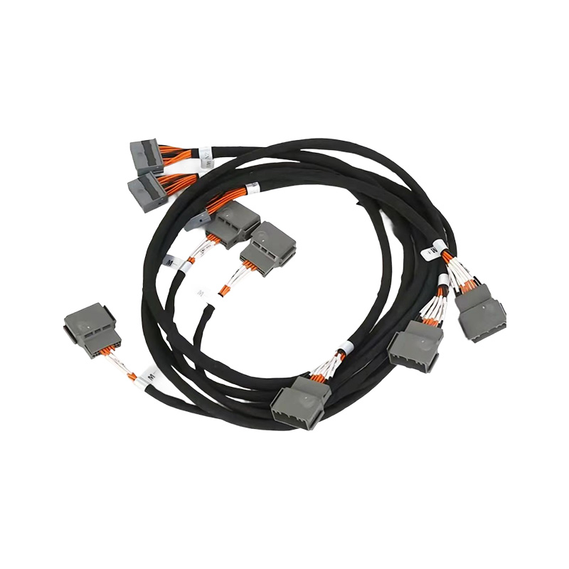 How do automotive wiring harnesses withstand high temperatures through multiple protective designs?